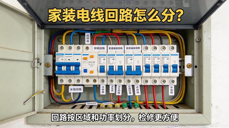 家装电线回路怎么分？最合理的回路划分方案